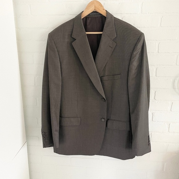 S. Cohen men’s Blazer Reagan Taupe brown Formal Business Casual Old money Sz 50s - Picture 1 of 15